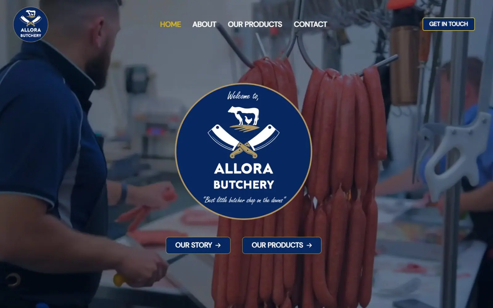 Allora Butchery on desktop